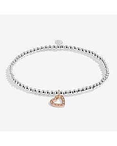 Joma Jewellery A Little 'Three Generations' Bracelet In Silver, Gold, And Rose Gold Plating